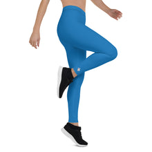 Women's Yoga Pants Workout Leggings For Jiu Jitsu 004 - Azul BJJ Exclusive Jiu-Jitsu Leggings Tights Womens
