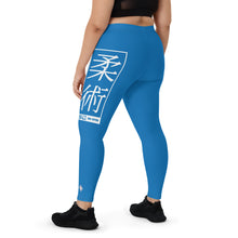 Women's Yoga Pants Workout Leggings For Jiu Jitsu 004 - Azul BJJ Exclusive Jiu-Jitsu Leggings Tights Womens