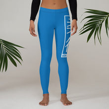 Women's Yoga Pants Workout Leggings For Jiu Jitsu 004 - Azul BJJ Exclusive Jiu-Jitsu Leggings Tights Womens