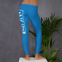 Women's Yoga Pants Workout Leggings For Jiu Jitsu 004 - Azul BJJ Exclusive Jiu-Jitsu Leggings Tights Womens