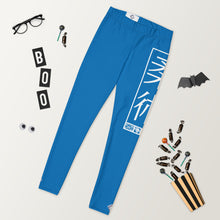 Women's Yoga Pants Workout Leggings For Jiu Jitsu 004 - Azul BJJ Exclusive Jiu-Jitsu Leggings Tights Womens