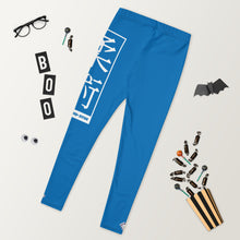 Women's Yoga Pants Workout Leggings For Jiu Jitsu 004 - Azul BJJ Exclusive Jiu-Jitsu Leggings Tights Womens