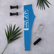 Women's Yoga Pants Workout Leggings For Jiu Jitsu 004 - Azul BJJ Exclusive Jiu-Jitsu Leggings Tights Womens