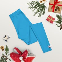 Women's Yoga Pants Workout Leggings For Jiu Jitsu 005 - Cyan BJJ Exclusive Jiu-Jitsu Leggings Tights Womens