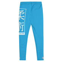 Women's Yoga Pants Workout Leggings For Jiu Jitsu 005 - Cyan BJJ Exclusive Jiu-Jitsu Leggings Tights Womens