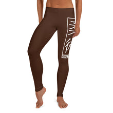 Women's Yoga Pants Workout Leggings For Jiu Jitsu 006 - Chocolate BJJ Exclusive Jiu-Jitsu Leggings Tights Womens