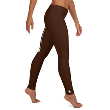 Women's Yoga Pants Workout Leggings For Jiu Jitsu 006 - Chocolate BJJ Exclusive Jiu-Jitsu Leggings Tights Womens