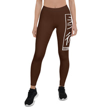 Women's Yoga Pants Workout Leggings For Jiu Jitsu 006 - Chocolate BJJ Exclusive Jiu-Jitsu Leggings Tights Womens