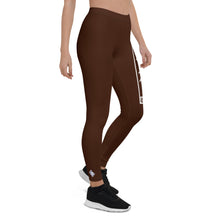Women's Yoga Pants Workout Leggings For Jiu Jitsu 006 - Chocolate BJJ Exclusive Jiu-Jitsu Leggings Tights Womens