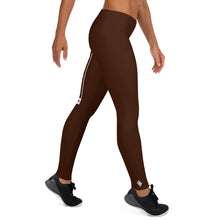 Women's Yoga Pants Workout Leggings For Jiu Jitsu 006 - Chocolate BJJ Exclusive Jiu-Jitsu Leggings Tights Womens