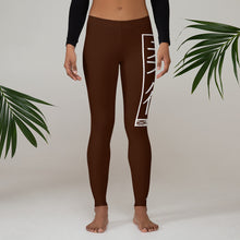 Women's Yoga Pants Workout Leggings For Jiu Jitsu 006 - Chocolate BJJ Exclusive Jiu-Jitsu Leggings Tights Womens