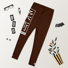Women's Yoga Pants Workout Leggings For Jiu Jitsu 006 - Chocolate BJJ Exclusive Jiu-Jitsu Leggings Tights Womens