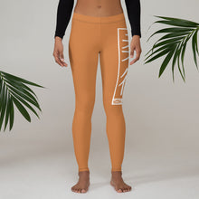 Women's Yoga Pants Workout Leggings For Jiu Jitsu 007 - Raw Sienna BJJ Exclusive Jiu-Jitsu Leggings Tights Womens