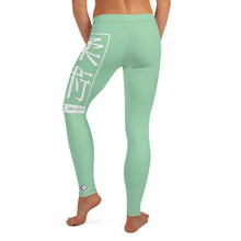 Women's Yoga Pants Workout Leggings For Jiu Jitsu 010 - Vista Blue BJJ Exclusive Jiu-Jitsu Leggings Tights Womens
