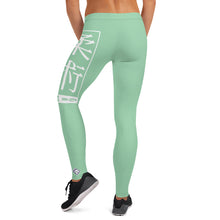 Women's Yoga Pants Workout Leggings For Jiu Jitsu 010 - Vista Blue BJJ Exclusive Jiu-Jitsu Leggings Tights Womens
