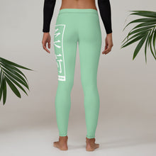 Women's Yoga Pants Workout Leggings For Jiu Jitsu 010 - Vista Blue BJJ Exclusive Jiu-Jitsu Leggings Tights Womens