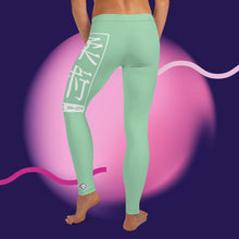 Women's Yoga Pants Workout Leggings For Jiu Jitsu 010 - Vista Blue BJJ Exclusive Jiu-Jitsu Leggings Tights Womens