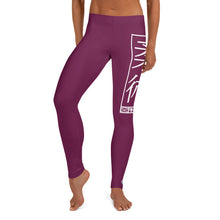 Women's Yoga Pants Workout Leggings For Jiu Jitsu 013 - Tyrian Purple BJJ Exclusive Jiu-Jitsu Leggings Tights Womens