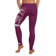 Women's Yoga Pants Workout Leggings For Jiu Jitsu 013 - Tyrian Purple BJJ Exclusive Jiu-Jitsu Leggings Tights Womens