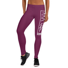 Women's Yoga Pants Workout Leggings For Jiu Jitsu 013 - Tyrian Purple BJJ Exclusive Jiu-Jitsu Leggings Tights Womens