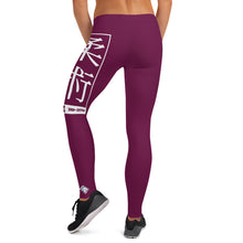 Women's Yoga Pants Workout Leggings For Jiu Jitsu 013 - Tyrian Purple BJJ Exclusive Jiu-Jitsu Leggings Tights Womens