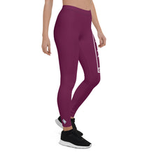 Women's Yoga Pants Workout Leggings For Jiu Jitsu 013 - Tyrian Purple BJJ Exclusive Jiu-Jitsu Leggings Tights Womens
