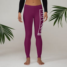 Women's Yoga Pants Workout Leggings For Jiu Jitsu 013 - Tyrian Purple BJJ Exclusive Jiu-Jitsu Leggings Tights Womens