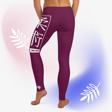Women's Yoga Pants Workout Leggings For Jiu Jitsu 013 - Tyrian Purple BJJ Exclusive Jiu-Jitsu Leggings Tights Womens