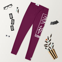 Women's Yoga Pants Workout Leggings For Jiu Jitsu 013 - Tyrian Purple BJJ Exclusive Jiu-Jitsu Leggings Tights Womens