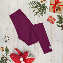 Women's Yoga Pants Workout Leggings For Jiu Jitsu 013 - Tyrian Purple BJJ Exclusive Jiu-Jitsu Leggings Tights Womens