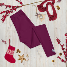 Women's Yoga Pants Workout Leggings For Jiu Jitsu 013 - Tyrian Purple BJJ Exclusive Jiu-Jitsu Leggings Tights Womens