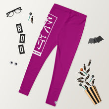 Women's Yoga Pants Workout Leggings For Jiu Jitsu 014 - Fresh Eggplant BJJ Exclusive Jiu-Jitsu Leggings Tights Womens