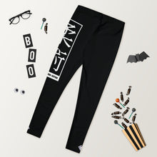 Women's Yoga Pants Workout Leggings For Jiu Jitsu 015 - Noir BJJ Exclusive Jiu-Jitsu Leggings Tights Womens
