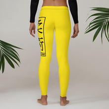 Women's Yoga Pants Workout Leggings For Jiu Jitsu 017 - Golden Sun BJJ Exclusive Jiu-Jitsu Leggings Tights Womens