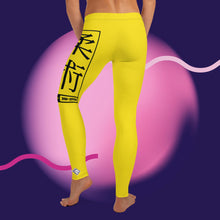 Women's Yoga Pants Workout Leggings For Jiu Jitsu 017 - Golden Sun BJJ Exclusive Jiu-Jitsu Leggings Tights Womens