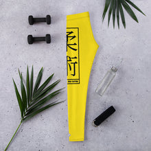 Women's Yoga Pants Workout Leggings For Jiu Jitsu 017 - Golden Sun BJJ Exclusive Jiu-Jitsu Leggings Tights Womens