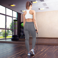 Women's Yoga Pants Workout Leggings For Jiu Jitsu 019 - Charcoal Exclusive Jiu-Jitsu Leggings Tights Womens