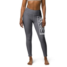 Women's Yoga Pants Workout Leggings For Jiu Jitsu 019 - Charcoal Exclusive Jiu-Jitsu Leggings Tights Womens