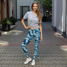 Women's Yoga Pants Workout Leggings - Tempest 003 Exclusive Great Wave Kanagawa Leggings Tights Womens