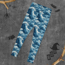 Women's Yoga Pants Workout Leggings - Tempest 003 Exclusive Great Wave Kanagawa Leggings Tights Womens
