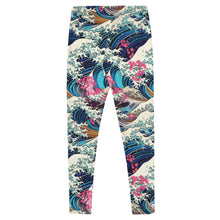 Women's Yoga Pants Workout Leggings - The Great Wave Off Kanagawa 001 Exclusive Great Wave Kanagawa Leggings Tights Womens