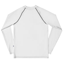 Youth Boys Long Sleeve Base Layer – Solid Color Rash Guard Top – Snow