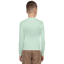Youth Boys Long Sleeve Rash Guard – Essential Solid Color Base Layer – Surf Crest