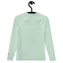 Youth Boys Long Sleeve Rash Guard – Essential Solid Color Base Layer – Surf Crest