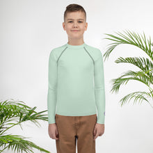 Youth Boys Long Sleeve Rash Guard – Solid Color for Training & Everyday Wear – Surf Crest Alt