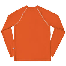 Youth Girls Active Rash Guard – Sleek Solid Color Long Sleeve Design – Flamingo