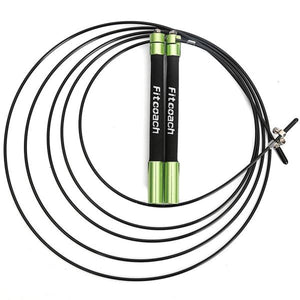 Professional Speed Jump Rope - Stainless Steel Cable and Ball Bearing Boxing Equipment Home Workout Kick Boxing Kickboxing Mens Unisex Womens