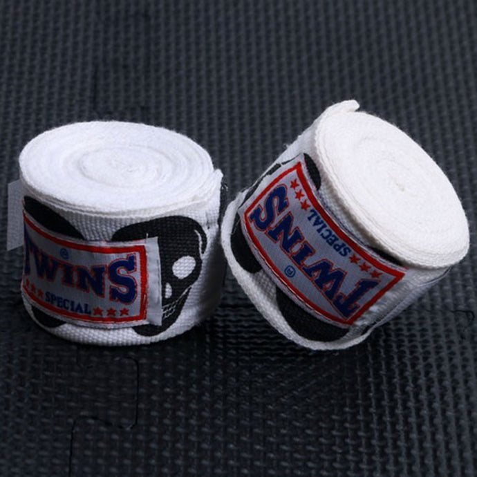 Big Skull Hand Wraps for Boxing, KickBoxing, Muay Thai and MMA - Twins Boxing Equipment Home Training Home Workout Muay Thai Striking
