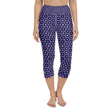 Women's African Print Adinkra High Waist Capri Yoga Pants Workout Leggings For Jiu Jitsu 001 Exclusive Home Workout Running Spats Tights Womens Yoga Yoga Pants