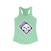 Women's Racerback Soldier Complex Tank Top Cotton DTG Exclusive Jiu-Jitsu Racerback Slim fit Tank Top Tank Tops Tees Womens